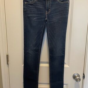 White House Black Market Dark Blue Skinny Jeans